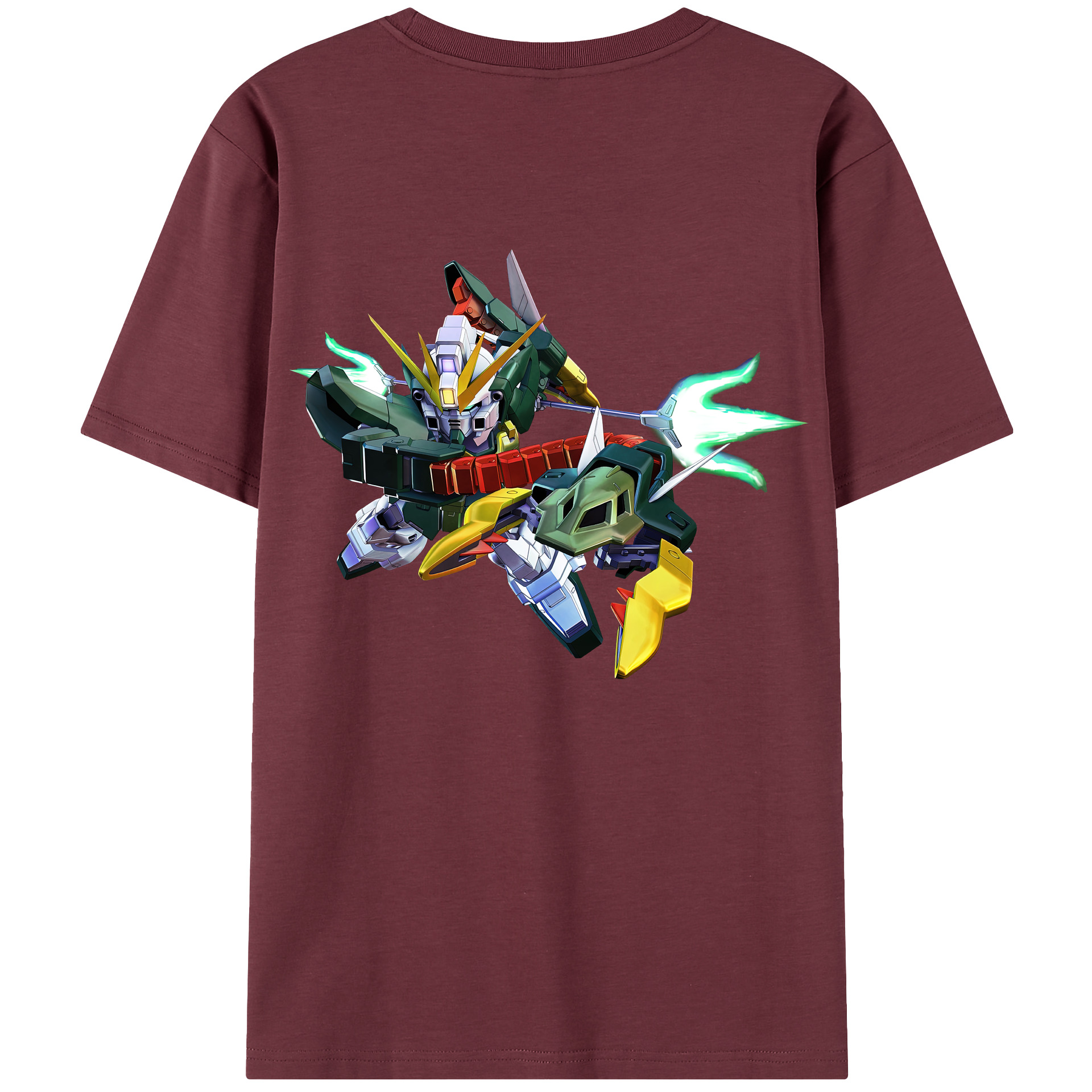 （画像用） 機動戦士ガンダム Mobile Suit Gundam 綿100％半袖Tシャツ（背面プリント）